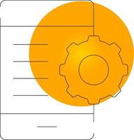 Handy, Mobiltelefon Rahmen kreativ Symbol Design vektor