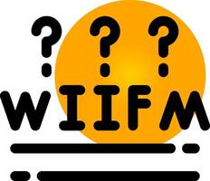 wiifm kreativ Symbol Design vektor