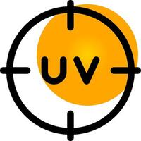 kreatives uv-ikonendesign vektor