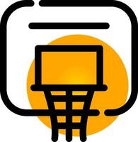 Basketball kreatives Icon-Design vektor