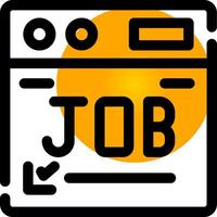 Job kreatives Icon-Design vektor