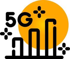 5g kreatives Icon-Design vektor