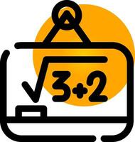 Whiteboard kreatives Icon-Design vektor