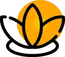 Lotus kreativ Symbol Design vektor