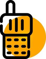 Walkie-Talkies kreatives Icon-Design vektor