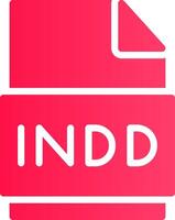 indd Datei kreativ Symbol Design vektor