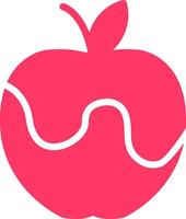 äpple kreativ ikon design vektor