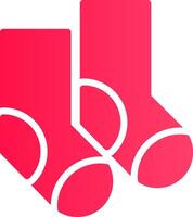 Socken kreatives Icon-Design vektor