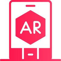 ar App kreativ Symbol Design vektor