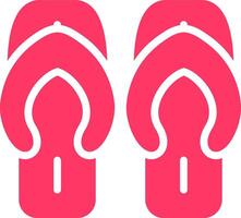 Flip-Flops kreatives Icon-Design vektor