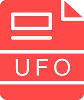 UFO kreativ ikon design vektor