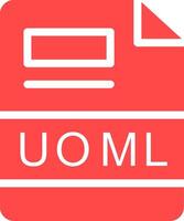 uoml kreativ Symbol Design vektor