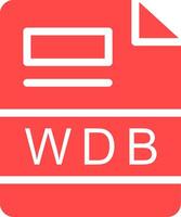 wdb kreativ ikon design vektor