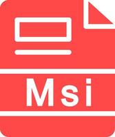 msi kreativ Symbol Design vektor