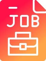 Job kreatives Icon-Design vektor