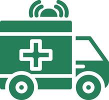 Krankenwagen kreatives Icon-Design vektor