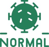 Neu normal kreativ Symbol Design vektor