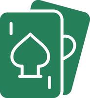 Poker kreatives Icon-Design vektor