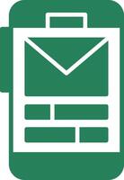 E-Mail kreatives Icon-Design vektor