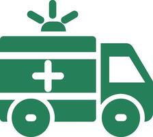 Krankenwagen kreatives Icon-Design vektor