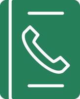 Telefonbuch kreatives Icon-Design vektor