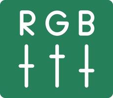 RGB-kreatives Icon-Design vektor