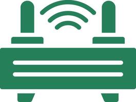 Router kreatives Icon-Design vektor