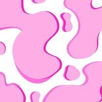 bunt Vektor abstrakt Muster im einer Rosa und Burgund Farbe. abstrakt Illustration mit anders Formen und Kreise