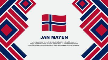 jan mayen flagga abstrakt bakgrund design mall. jan mayen oberoende dag baner tapet vektor illustration. jan mayen