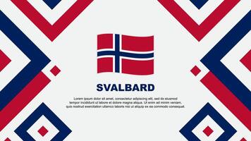 svalbard flagga abstrakt bakgrund design mall. svalbard oberoende dag baner tapet vektor illustration. svalbard mall