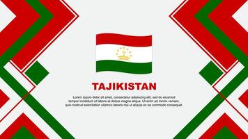 tadzjikistan flagga abstrakt bakgrund design mall. tadzjikistan oberoende dag baner tapet vektor illustration. tadzjikistan baner