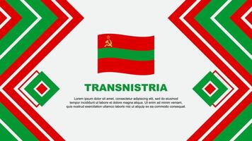 Transnistrien Flagge abstrakt Hintergrund Design Vorlage. Transnistrien Unabhängigkeit Tag Banner Hintergrund Vektor Illustration. Transnistrien Design