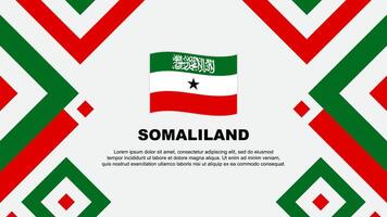 somaliland Flagge abstrakt Hintergrund Design Vorlage. somaliland Unabhängigkeit Tag Banner Hintergrund Vektor Illustration. somaliland Vorlage