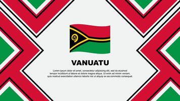 vanuatu flagga abstrakt bakgrund design mall. vanuatu oberoende dag baner tapet vektor illustration. vanuatu vektor