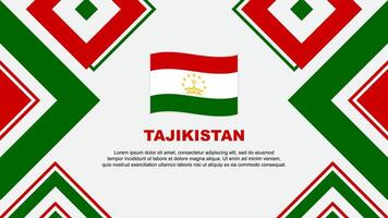 tadzjikistan flagga abstrakt bakgrund design mall. tadzjikistan oberoende dag baner tapet vektor illustration. tadzjikistan oberoende dag