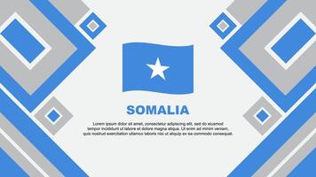 somalia flagga abstrakt bakgrund design mall. somalia oberoende dag baner tapet vektor illustration. somalia tecknad serie