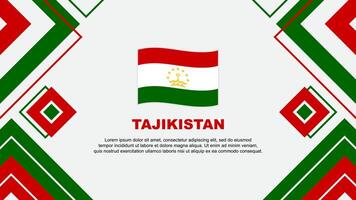 tadzjikistan flagga abstrakt bakgrund design mall. tadzjikistan oberoende dag baner tapet vektor illustration. tadzjikistan bakgrund