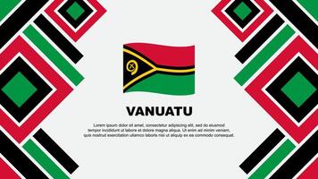 vanuatu flagga abstrakt bakgrund design mall. vanuatu oberoende dag baner tapet vektor illustration. vanuatu