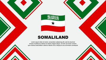 somaliland Flagge abstrakt Hintergrund Design Vorlage. somaliland Unabhängigkeit Tag Banner Hintergrund Vektor Illustration. somaliland Unabhängigkeit Tag