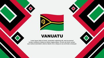 vanuatu flagga abstrakt bakgrund design mall. vanuatu oberoende dag baner tapet vektor illustration. vanuatu tecknad serie