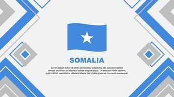 Somalia Flagge abstrakt Hintergrund Design Vorlage. Somalia Unabhängigkeit Tag Banner Hintergrund Vektor Illustration. Somalia Hintergrund