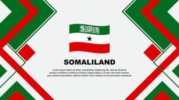somaliland Flagge abstrakt Hintergrund Design Vorlage. somaliland Unabhängigkeit Tag Banner Hintergrund Vektor Illustration. somaliland Banner