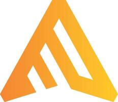 Dreieck abstrakt Konstruktion Vektor Logo
