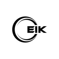 eik Brief Logo Design, Inspiration zum ein einzigartig Identität. modern Eleganz und kreativ Design. Wasserzeichen Ihre Erfolg mit das auffällig diese Logo. vektor