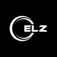 elz brev logotyp design, inspiration för en unik identitet. modern elegans och kreativ design. vattenmärke din Framgång med de slående detta logotyp. vektor