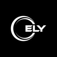 ely brev logotyp design, inspiration för en unik identitet. modern elegans och kreativ design. vattenmärke din Framgång med de slående detta logotyp. vektor