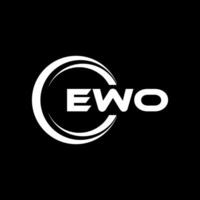 ewo Brief Logo Design, Inspiration zum ein einzigartig Identität. modern Eleganz und kreativ Design. Wasserzeichen Ihre Erfolg mit das auffällig diese Logo. vektor