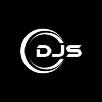 DJs Brief Logo Design, Inspiration zum ein einzigartig Identität. modern Eleganz und kreativ Design. Wasserzeichen Ihre Erfolg mit das auffällig diese Logo. vektor