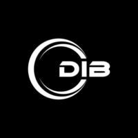 dib Brief Logo Design, Inspiration zum ein einzigartig Identität. modern Eleganz und kreativ Design. Wasserzeichen Ihre Erfolg mit das auffällig diese Logo. vektor