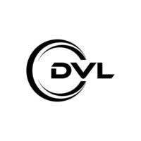 dvl Brief Logo Design, Inspiration zum ein einzigartig Identität. modern Eleganz und kreativ Design. Wasserzeichen Ihre Erfolg mit das auffällig diese Logo. vektor